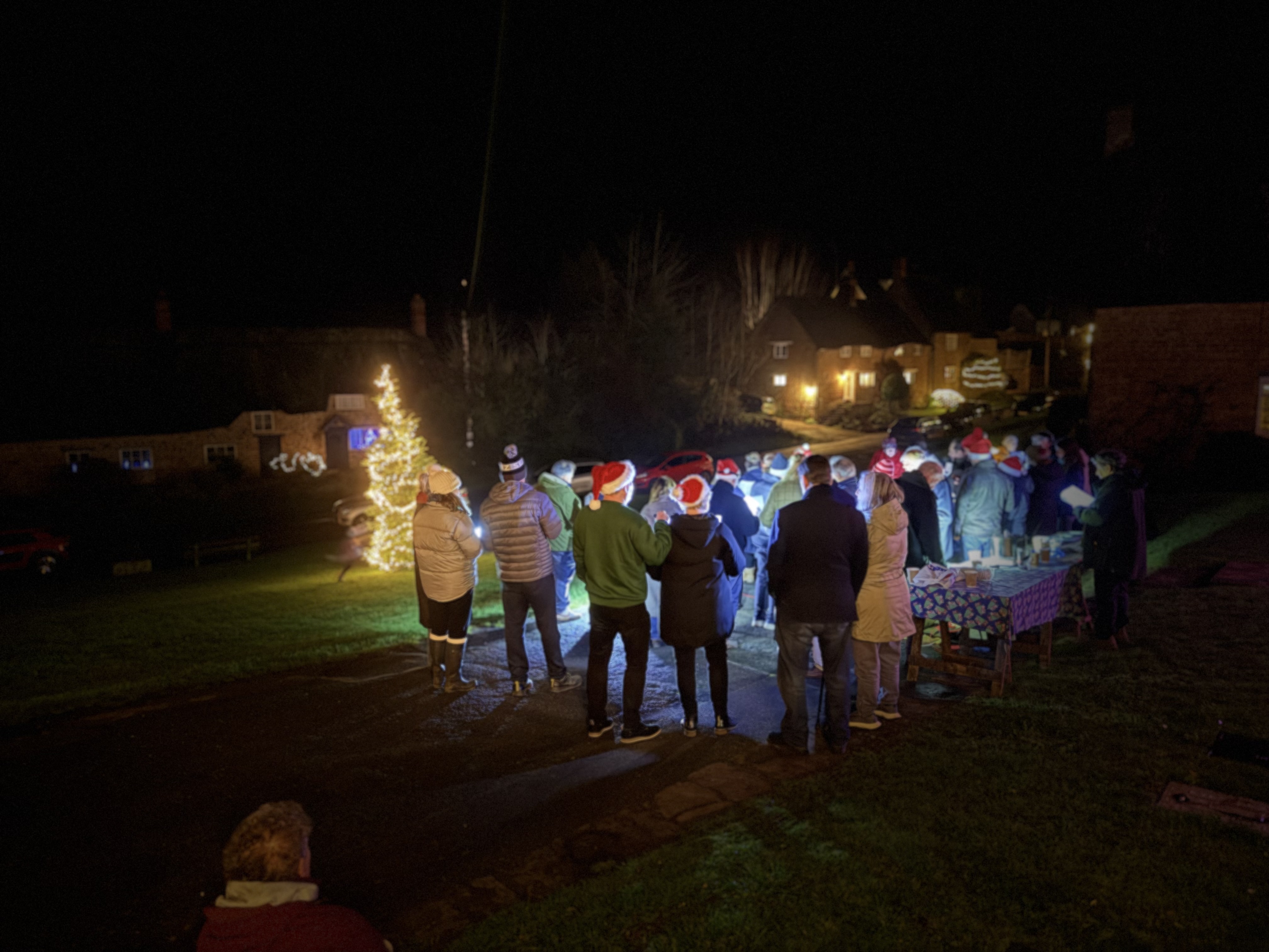 Wroxton Primary School students planting crocuses