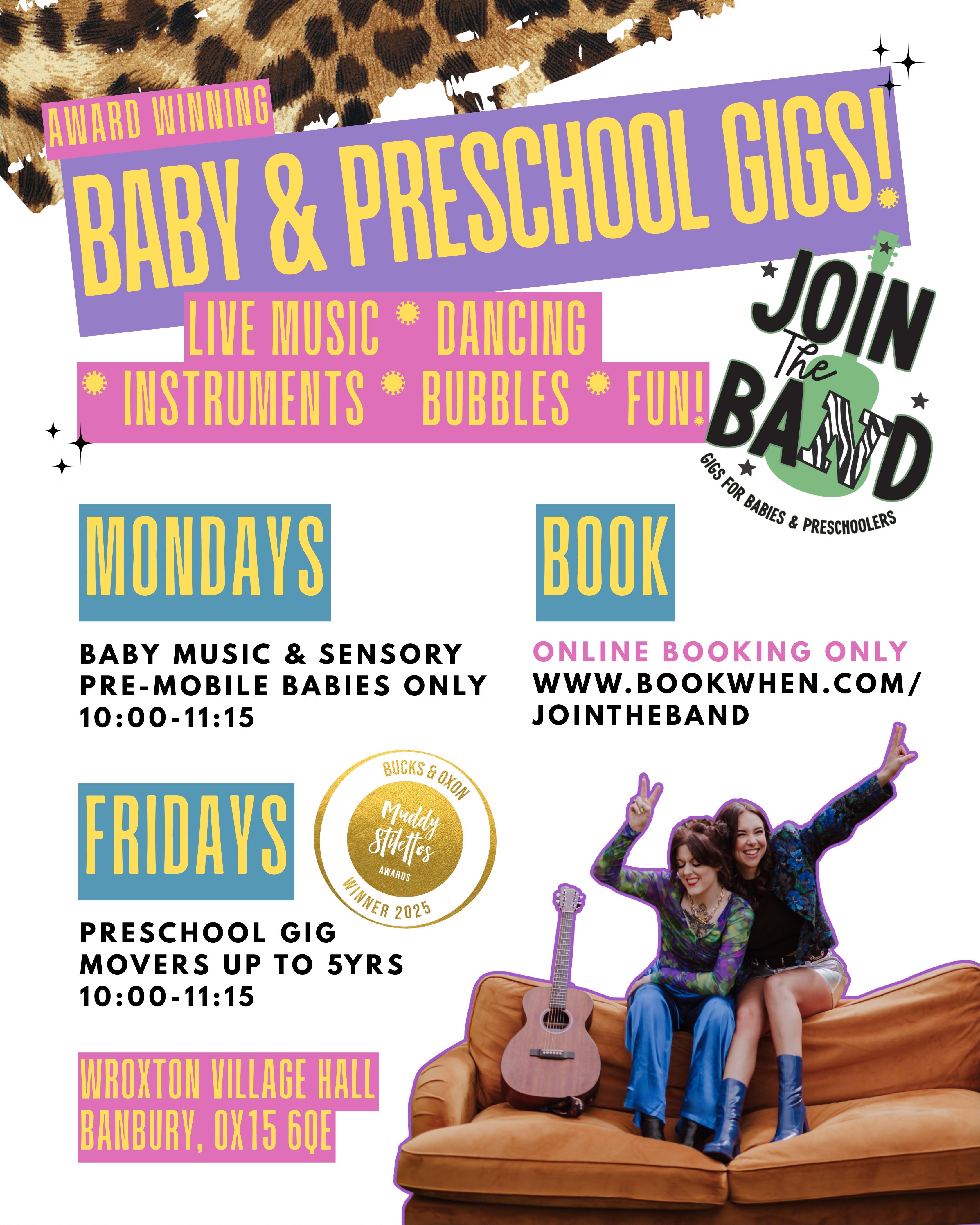 Baby & Preschool Gigs at Wroxton Village Hall