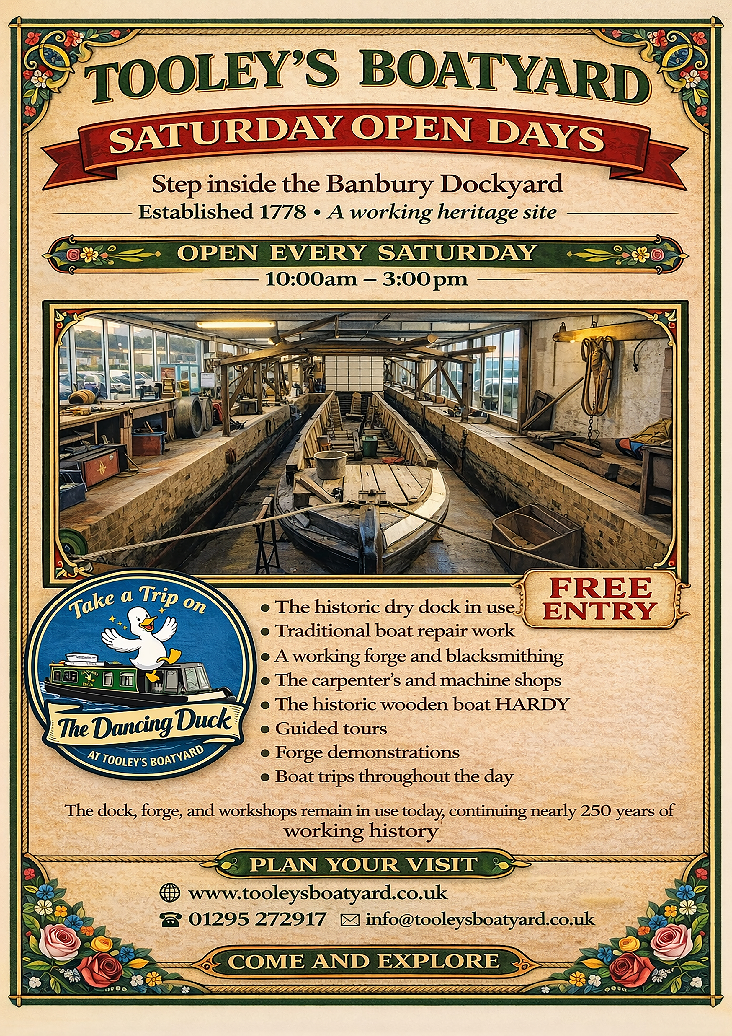 Tooley’s Boatyard Saturday Open Days